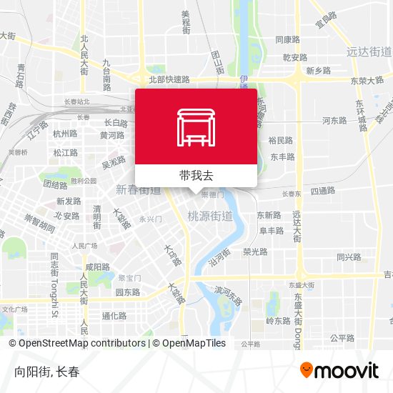 向阳街地图
