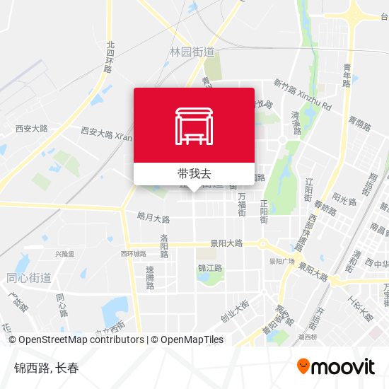 锦西路地图