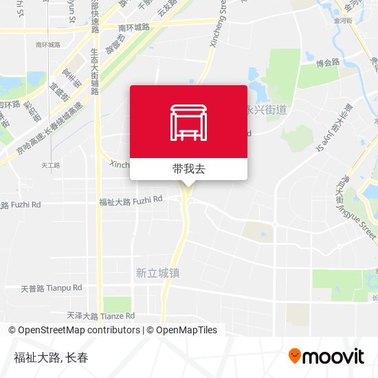 福祉大路地图