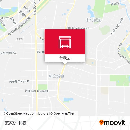 范家桥地图