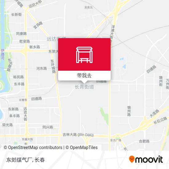 东郊煤气厂地图