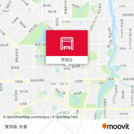 繁荣路地图