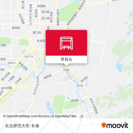 东北师范大学地图
