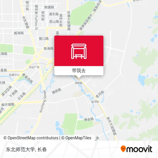 东北师范大学地图