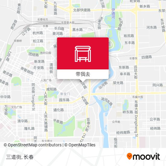 三道街地图