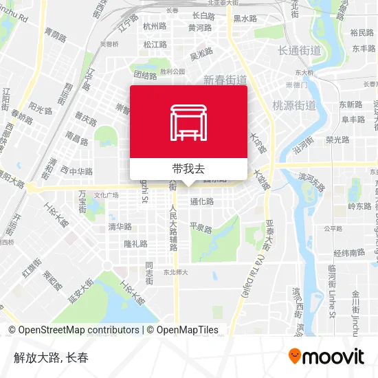 解放大路地图