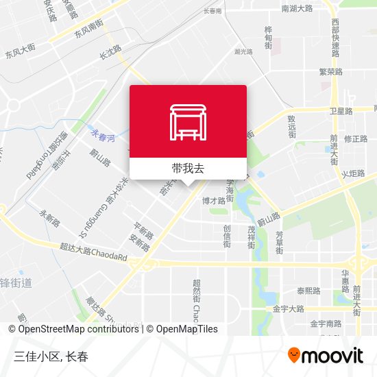 三佳小区地图