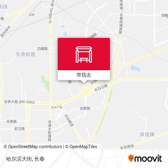 哈尔滨大街地图
