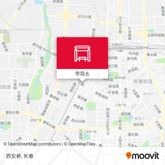 西安桥地图