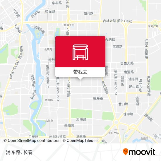 浦东路地图