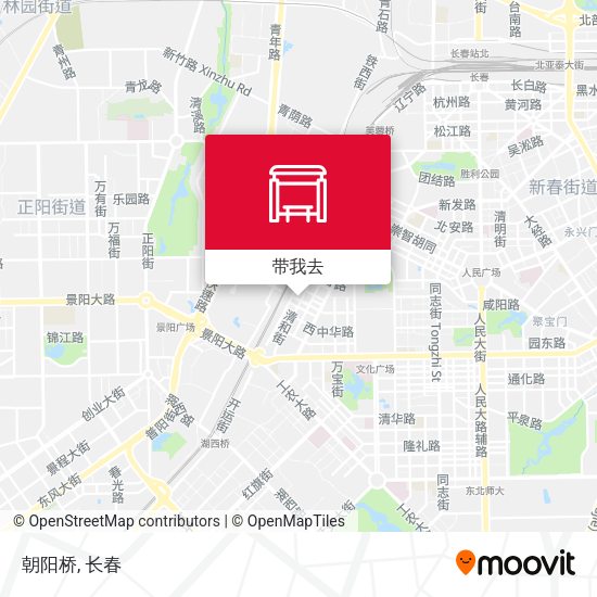 朝阳桥地图