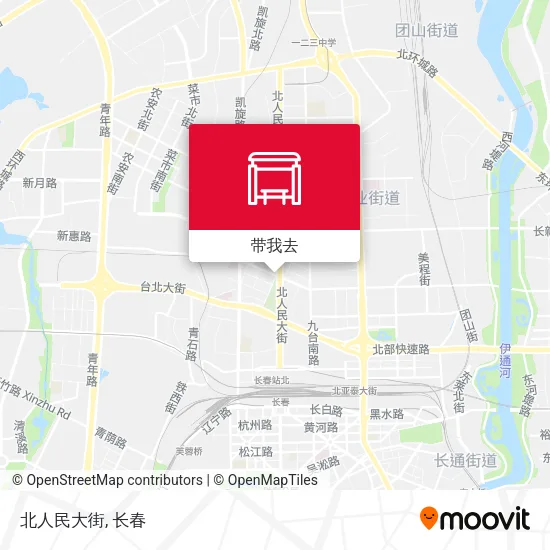 北人民大街地图
