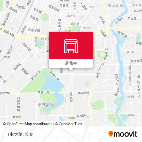 自由大路地图