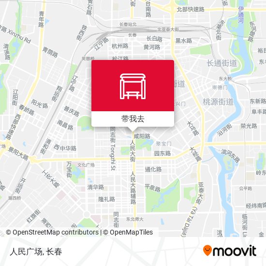 人民广场地图