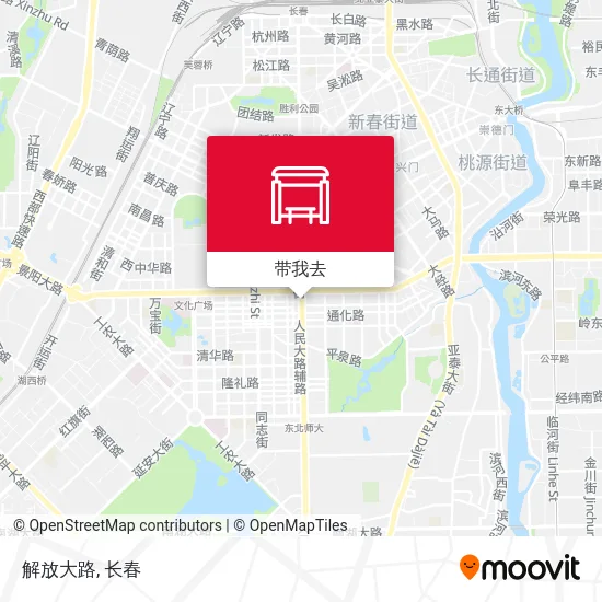 解放大路地图