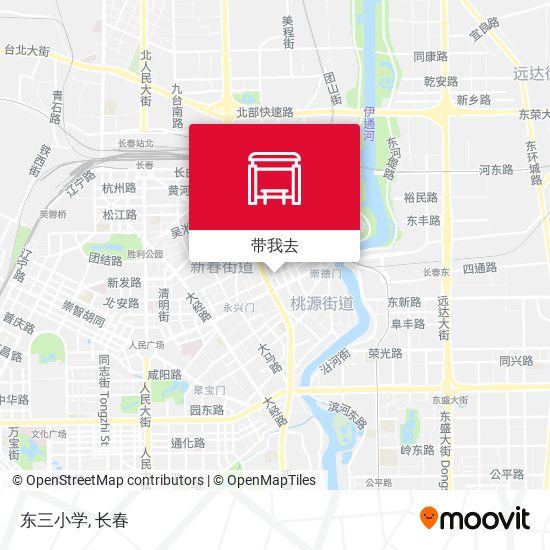 东三小学地图