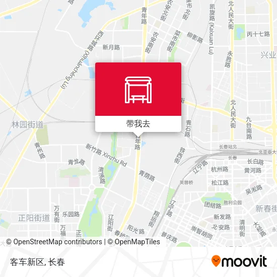 客车新区地图