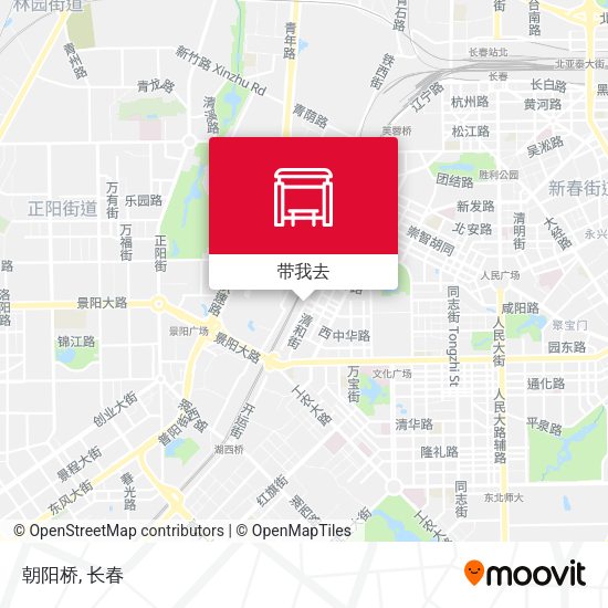 朝阳桥地图