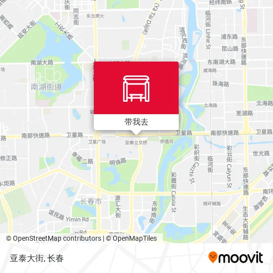 亚泰大街地图