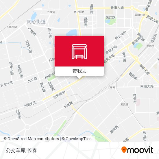 公交车库地图