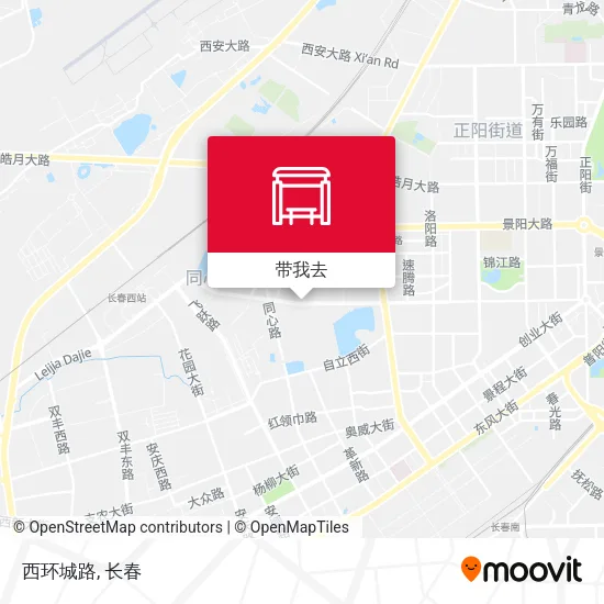 西环城路地图
