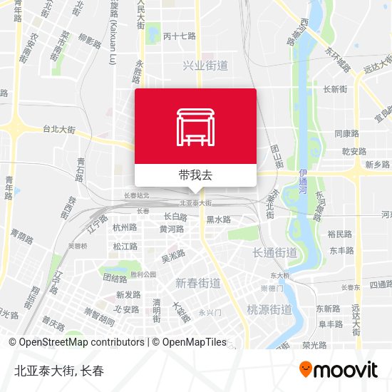北亚泰大街地图