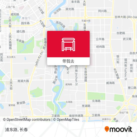 浦东路地图