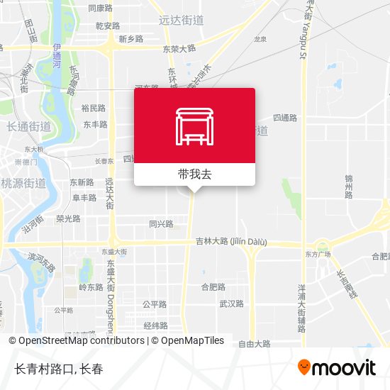 长青村路口地图