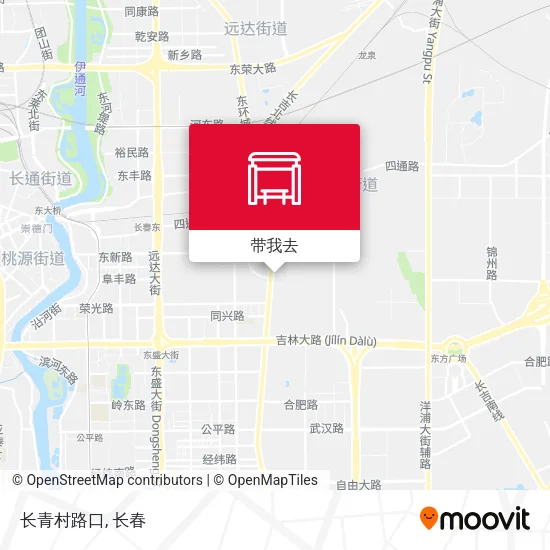 长青村路口地图