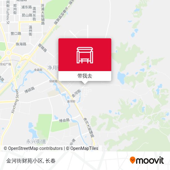 金河街财苑小区地图