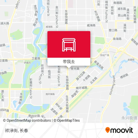 祥渌街地图