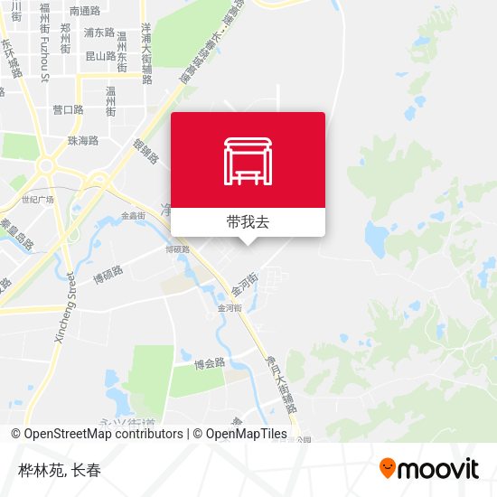 桦林苑地图