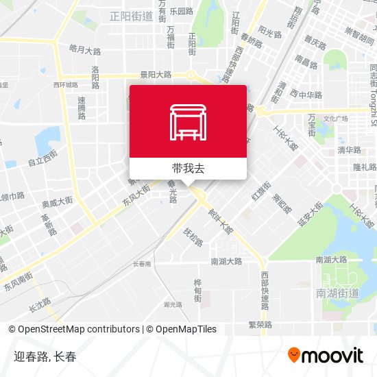 迎春路地图