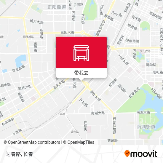 迎春路地图