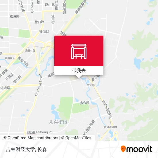 吉林财经大学地图