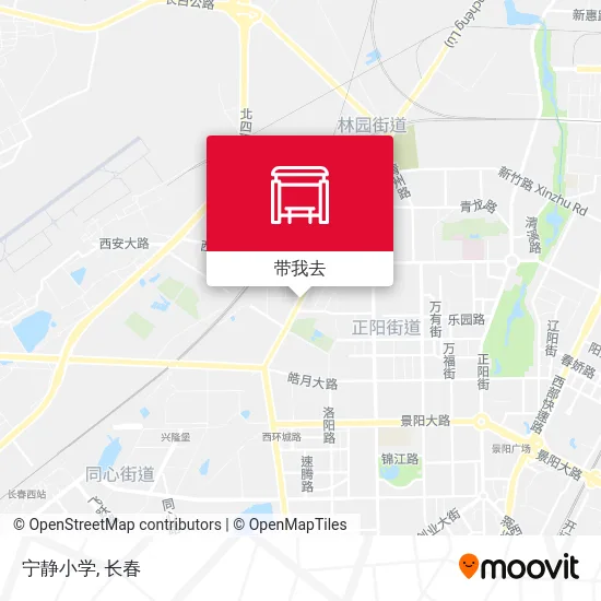 宁静小学地图