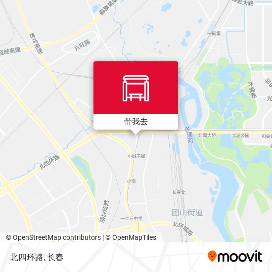 北四环路地图