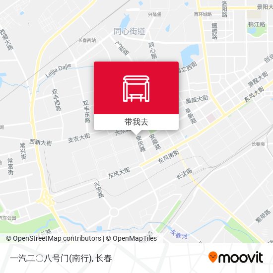 一汽二〇八号门(南行)地图