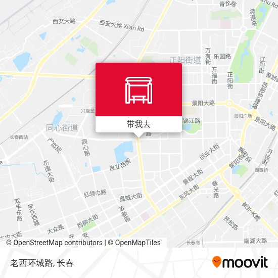 老西环城路地图