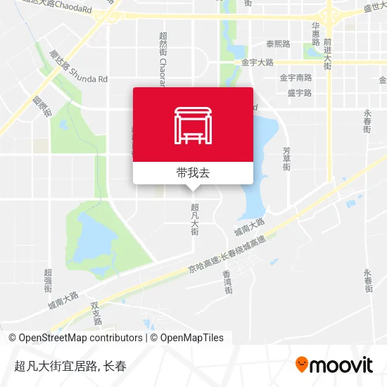 超凡大街宜居路地图