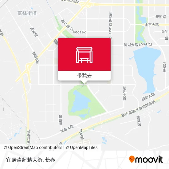 宜居路超越大街地图