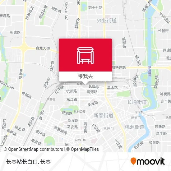 长春站长白口地图