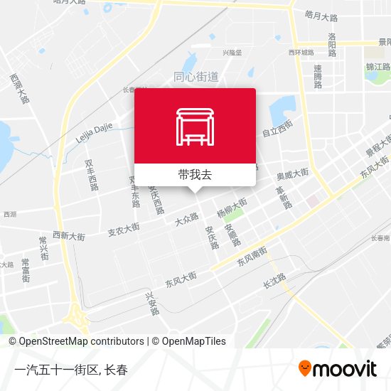 一汽五十一街区地图