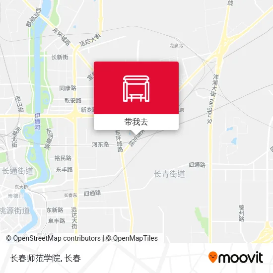 长春师范学院地图