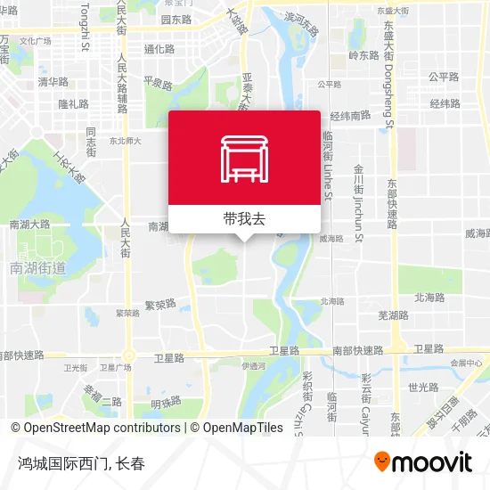 鸿城国际西门地图