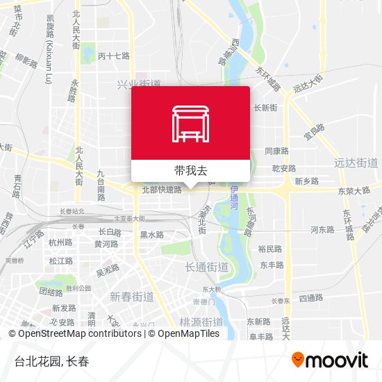台北花园地图