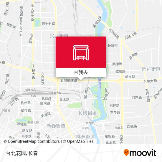 台北花园地图