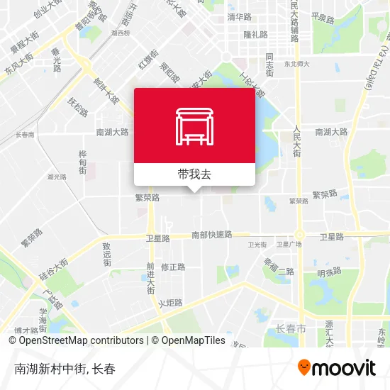 南湖新村中街地图
