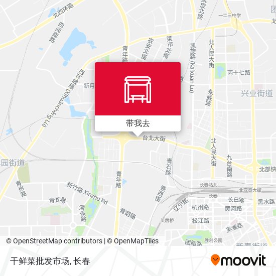 干鲜菜批发市场地图