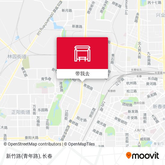 新竹路(青年路)地图